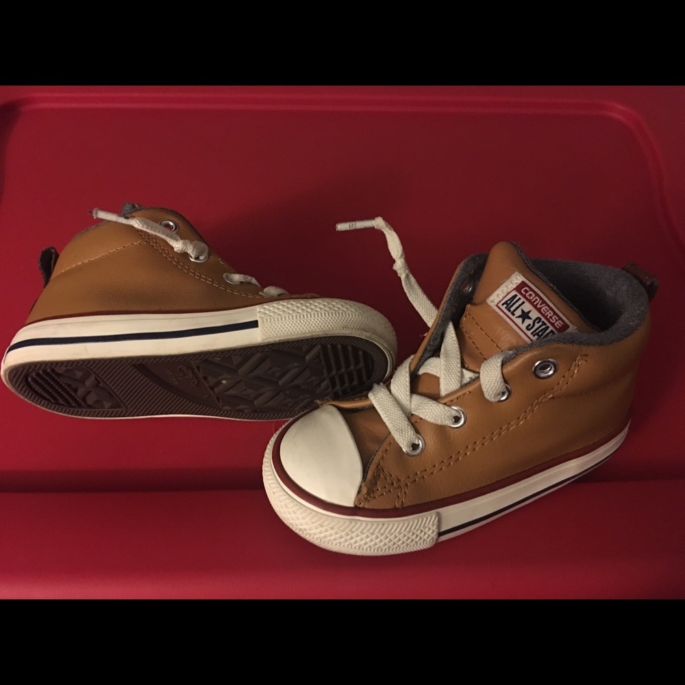 Converse Midtop Leather Casual Sneaker Color-Camel
